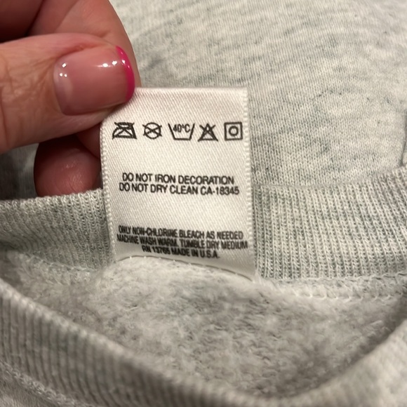 Vintage 80s Freeport Bahamas Crewneck Sweatshirt Gray Graphic Adult Size L - Picture 6 of 8